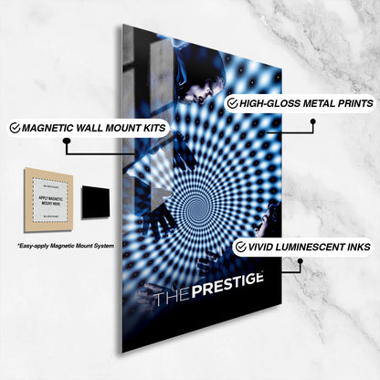 Flex Designs Metal Poster The Prestige Theatrical 16 x 24" Home Goods - Movie 2006 Movie Metal Poster