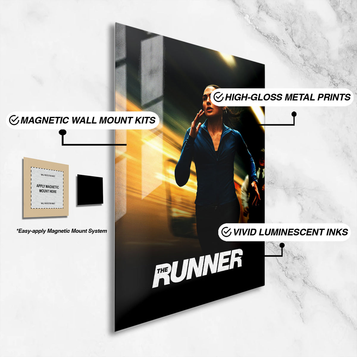 Flex Designs Metal Poster The Runner 16 x 24" Home Goods - Movie 2026 Movie Metal Poster