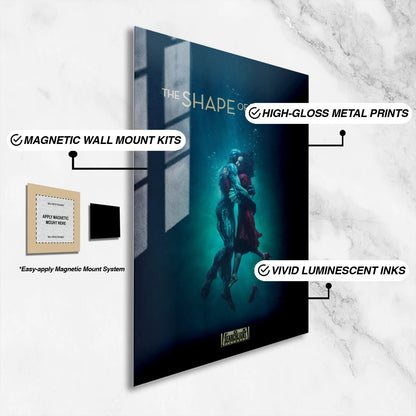 Flex Designs Metal Poster The Shape of Water 16 x 24" Home Goods - Movie 2017 Movie Metal Poster