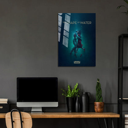 Flex Designs Metal Poster The Shape of Water 24 x 36" Home Goods - Movie 2017 Movie Metal Poster