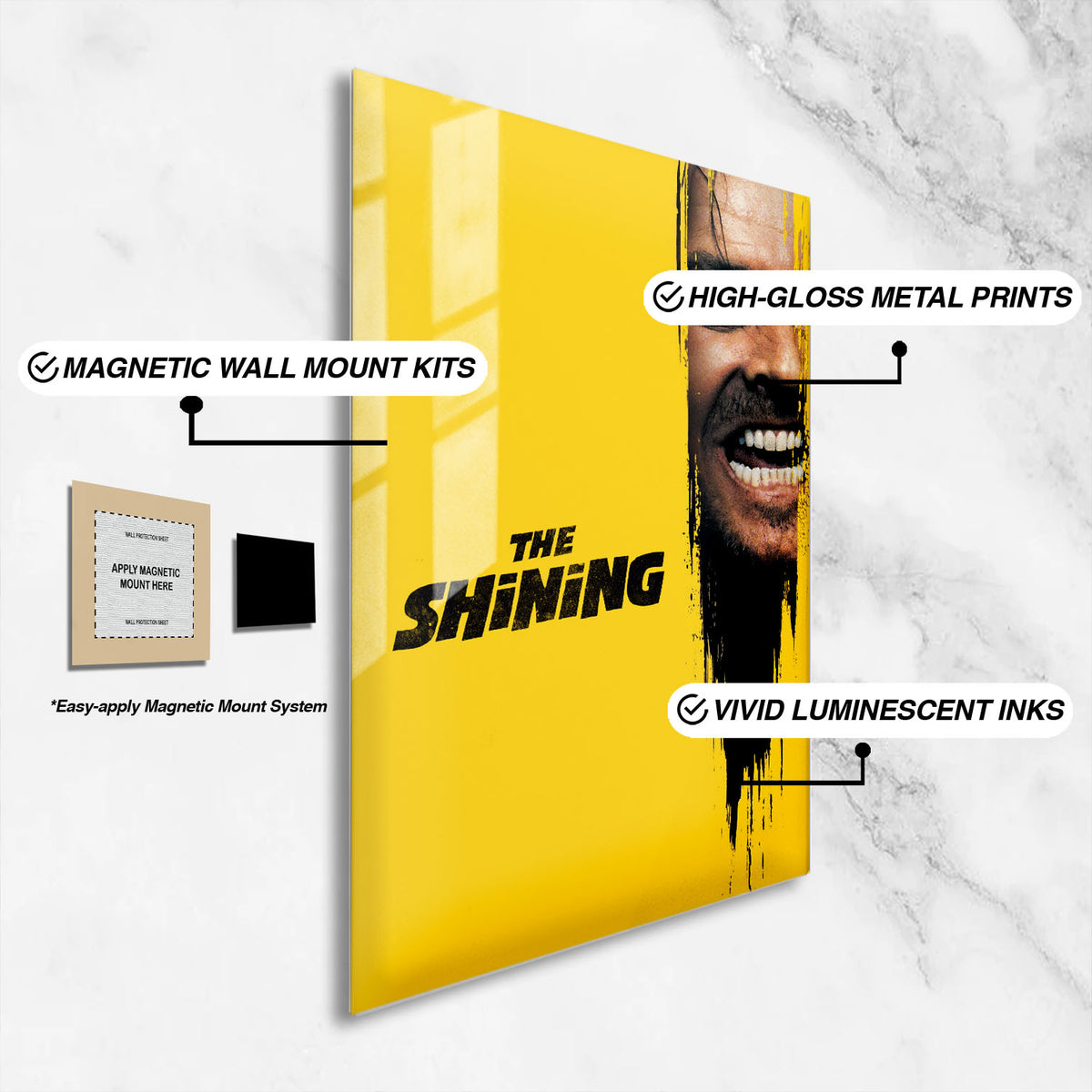 Flex Designs Metal Poster The Shining Alternate 16 x 24" Home Goods - Movie 1980 Movie Metal Poster