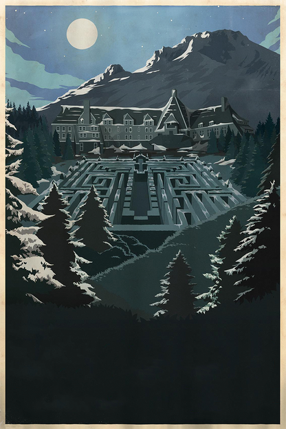 Flex Designs Metal Poster The Shining Sketch 11 x 17" Home Goods - Movie 1980 Movie Metal Poster