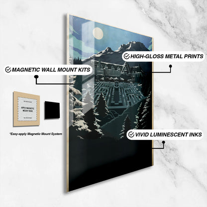 Flex Designs Metal Poster The Shining Sketch 16 x 24" Home Goods - Movie 1980 Movie Metal Poster