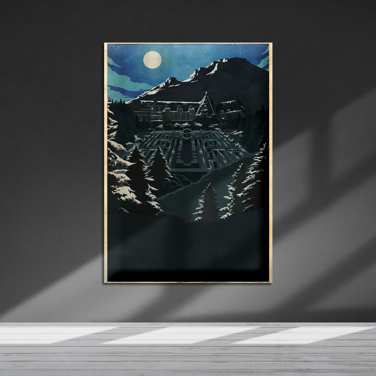Flex Designs Metal Poster The Shining Sketch 5 x 7" Home Goods - Movie 1980 Movie Metal Poster