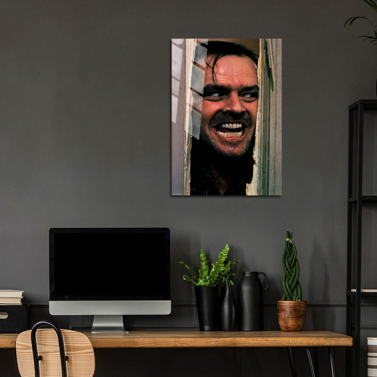 Flex Designs Metal Poster The Shining 24 x 36" Home Goods - Movie 1980 Movie Metal Poster