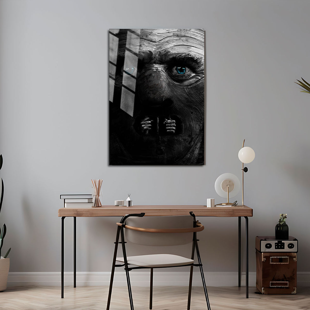Flex Designs Metal Poster The Silence of the Lambs 5 x 7" Home Goods - Movie 1991 Movie Metal Poster
