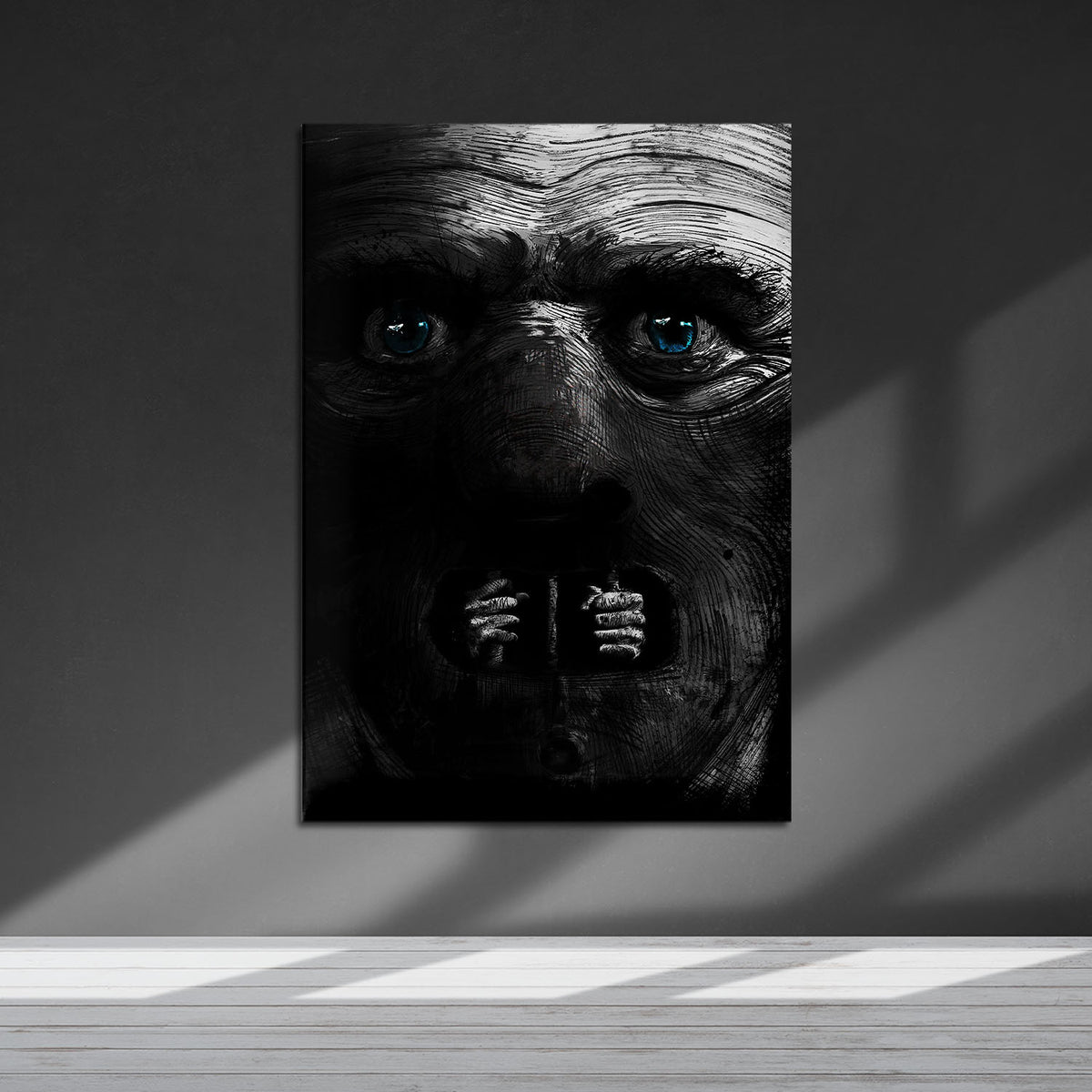 Flex Designs Metal Poster The Silence of the Lambs 5 x 7" Home Goods - Movie 1991 Movie Metal Poster