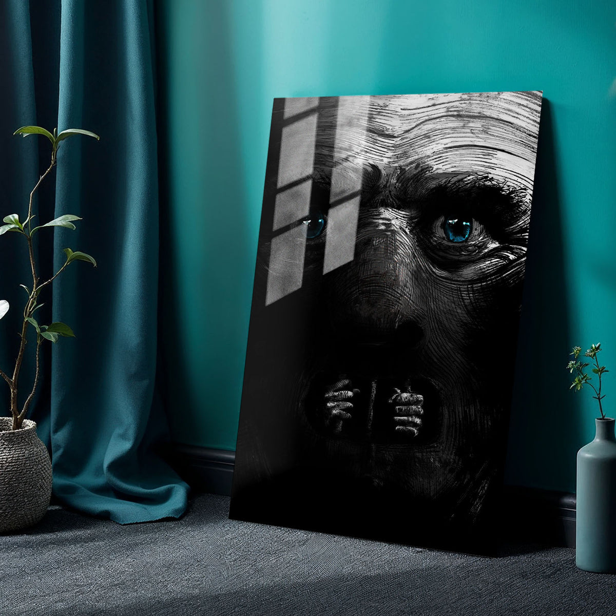 Flex Designs Metal Poster The Silence of the Lambs 24 x 36" Home Goods - Movie 1991 Movie Metal Poster