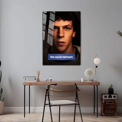 Flex Designs Metal Poster The Social Network 5 x 7" Home Goods - Movie 2010 Movie Metal Poster