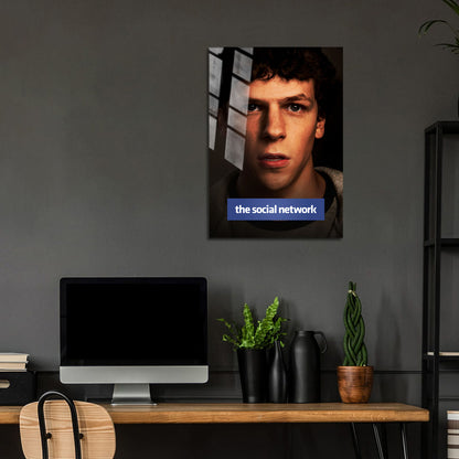 Flex Designs Metal Poster The Social Network 24 x 36" Home Goods - Movie 2010 Movie Metal Poster