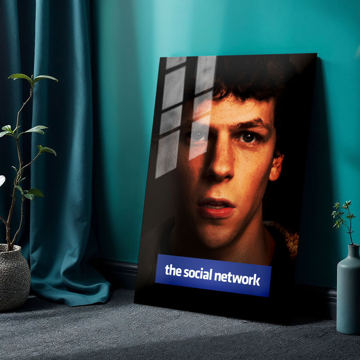 Flex Designs Metal Poster The Social Network 24 x 36" Home Goods - Movie 2010 Movie Metal Poster