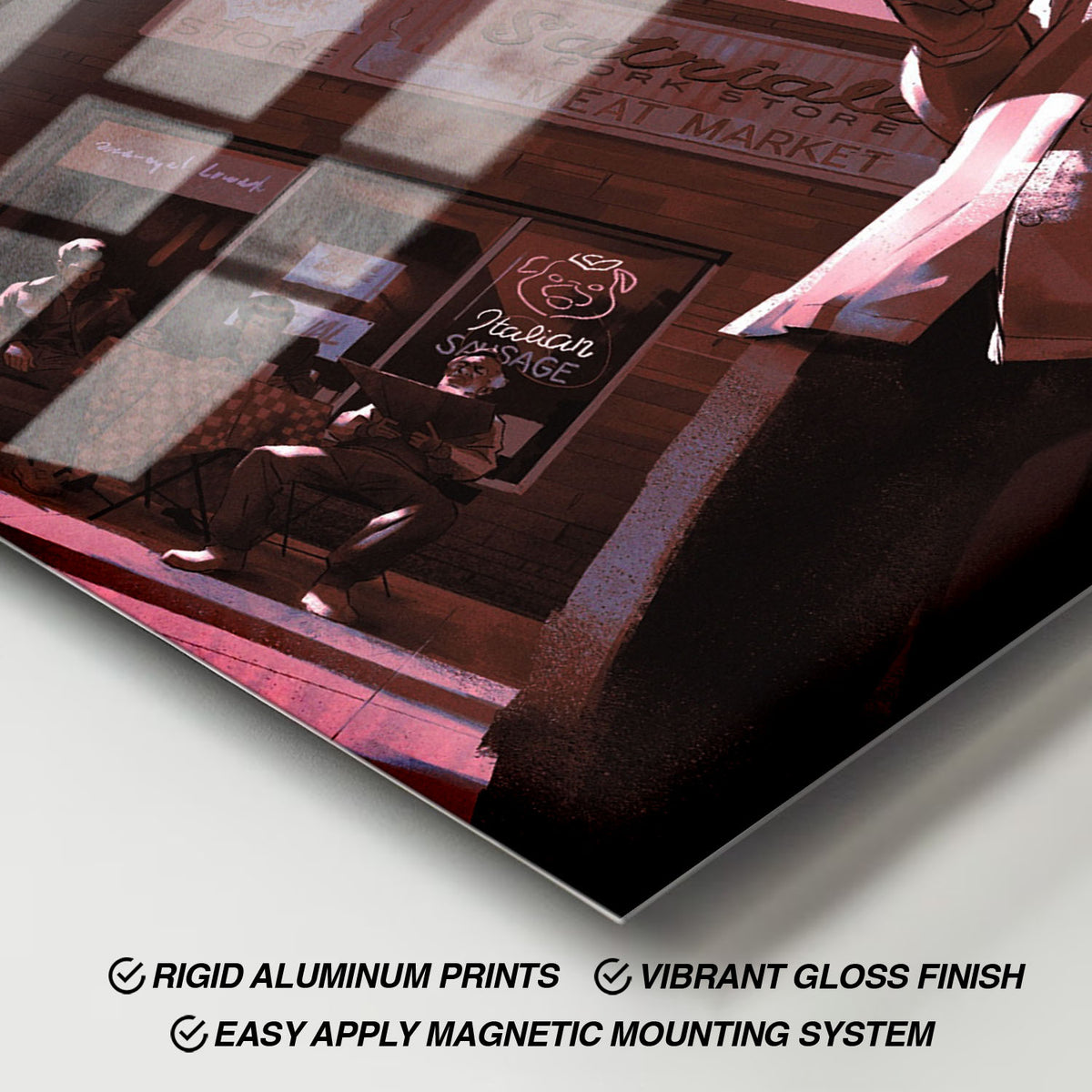 Flex Designs Metal Poster The Sopranos 11 x 17" Home Goods - TV Show 1999 TV Show Metal Poster