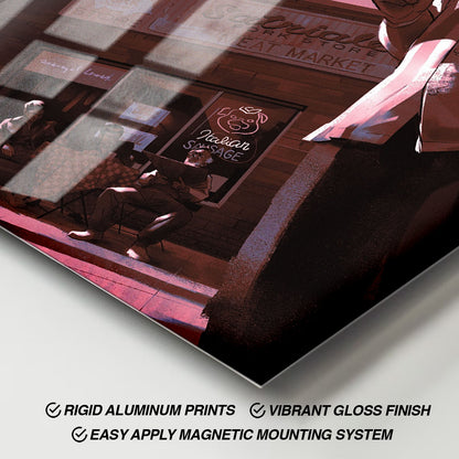 Flex Designs Metal Poster The Sopranos 11 x 17" Home Goods - TV Show 1999 TV Show Metal Poster
