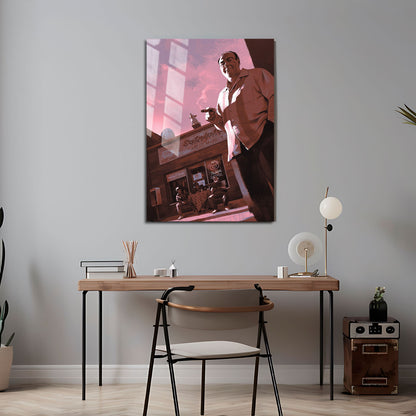 Flex Designs Metal Poster The Sopranos 5 x 7" Home Goods - TV Show 1999 TV Show Metal Poster