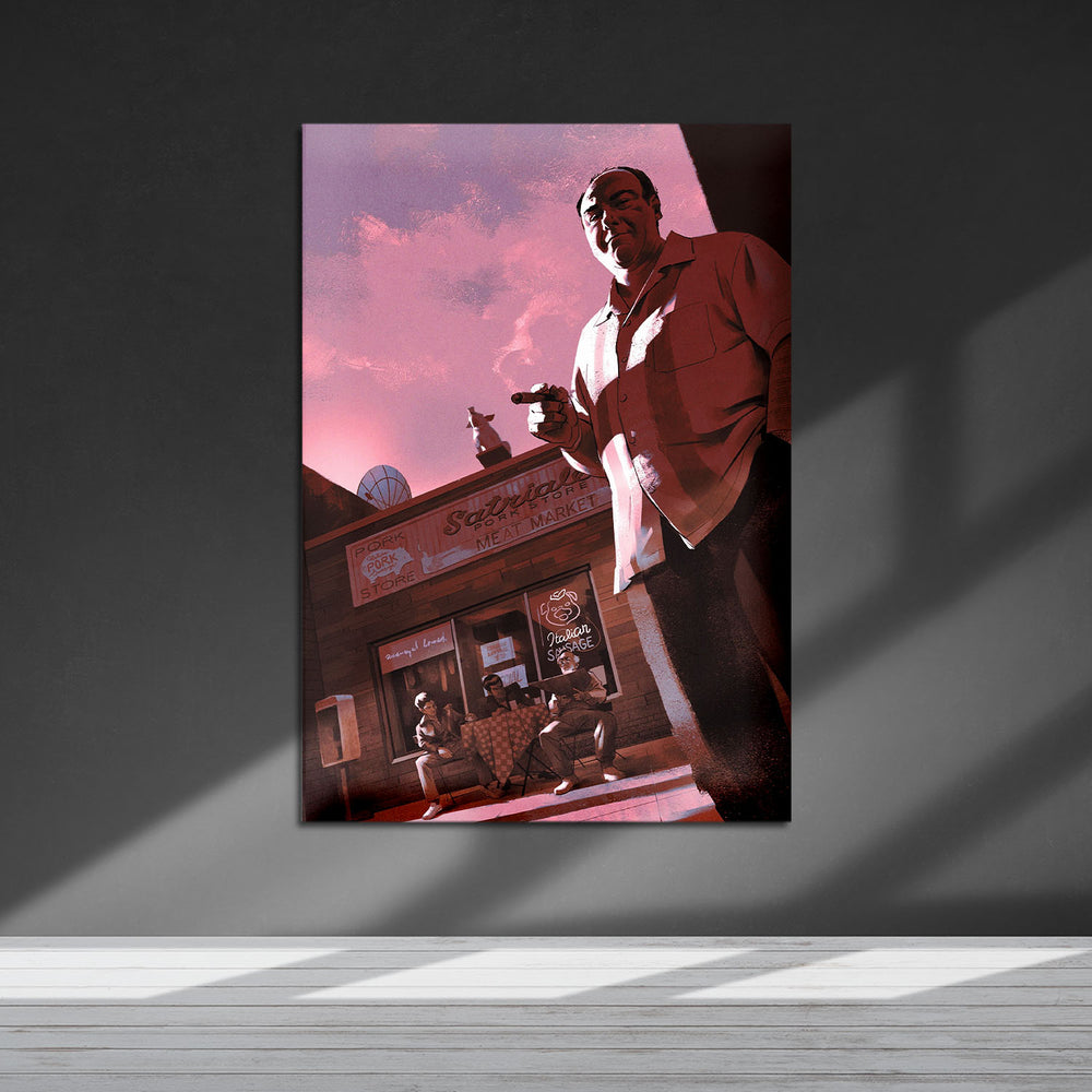 Flex Designs Metal Poster The Sopranos 5 x 7" Home Goods - TV Show 1999 TV Show Metal Poster