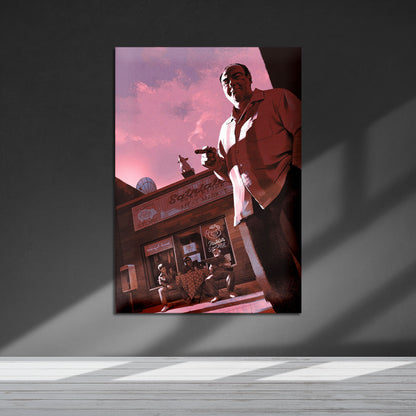 Flex Designs Metal Poster The Sopranos 5 x 7" Home Goods - TV Show 1999 TV Show Metal Poster