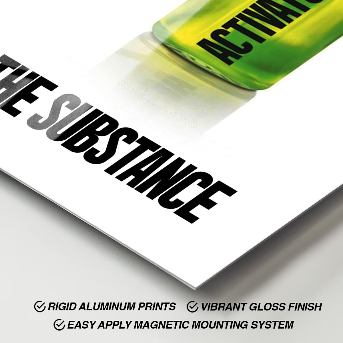 Flex Designs Metal Poster The Substance 11 x 17" Home Goods - Movie 2024 Movie Metal Poster