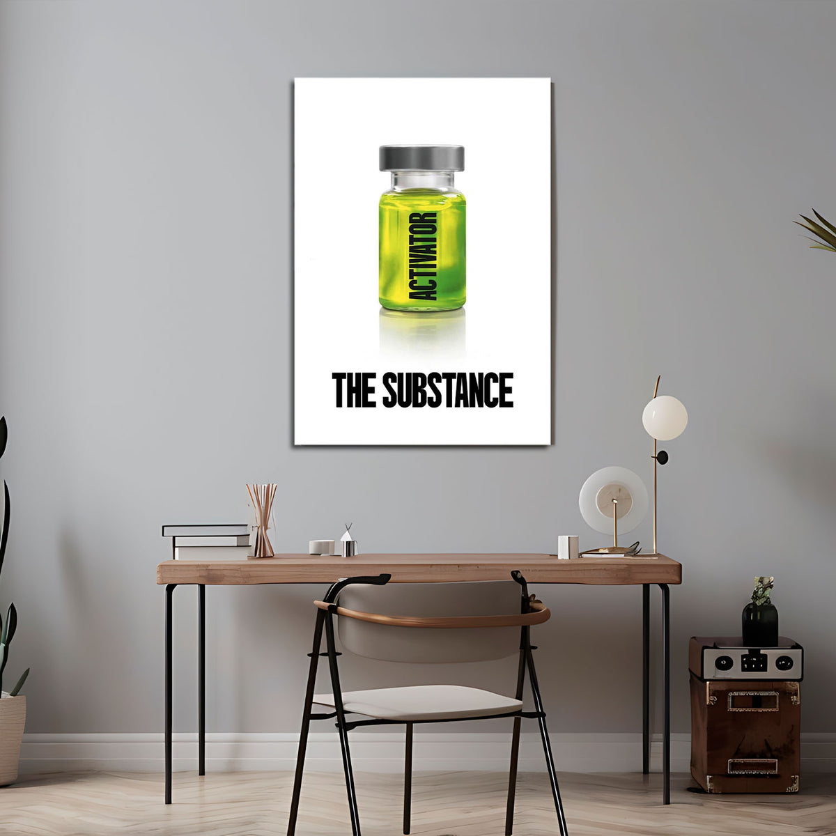 Flex Designs Metal Poster The Substance 5 x 7" Home Goods - Movie 2024 Movie Metal Poster