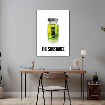 Flex Designs Metal Poster The Substance 5 x 7" Home Goods - Movie 2024 Movie Metal Poster