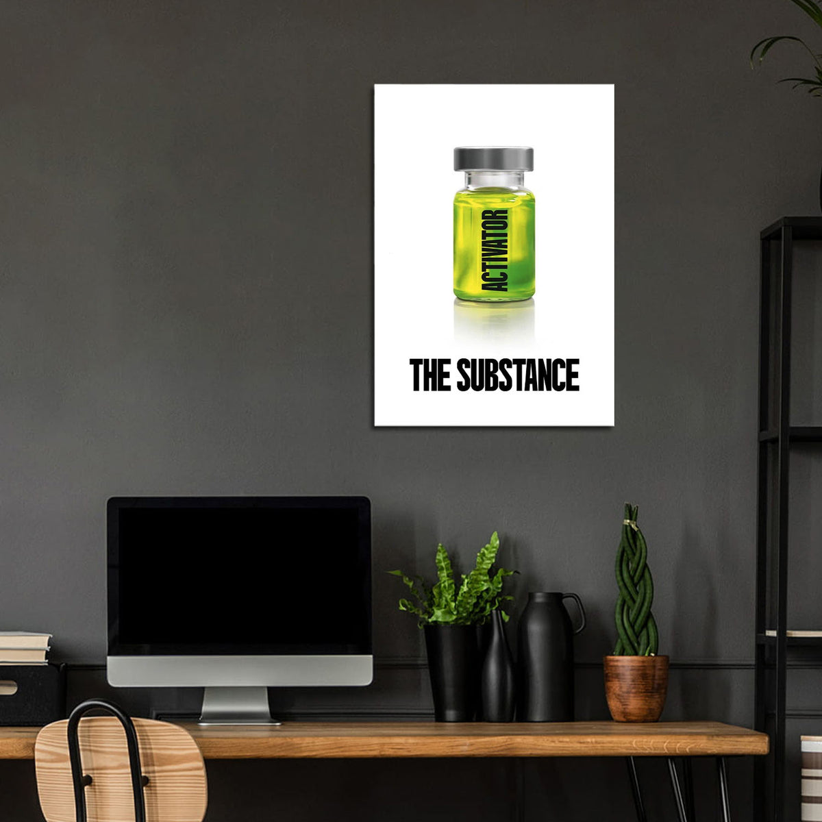 Flex Designs Metal Poster The Substance 24 x 36" Home Goods - Movie 2024 Movie Metal Poster