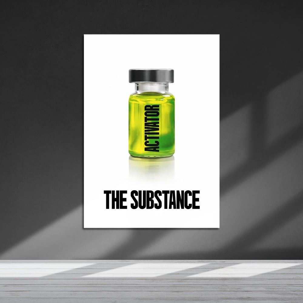 Flex Designs Metal Poster The Substance 5 x 7" Home Goods - Movie 2024 Movie Metal Poster