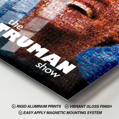 Flex Designs Metal Poster The Truman Show Cover 11 x 17" Home Goods - Movie 1998 Movie Metal Poster