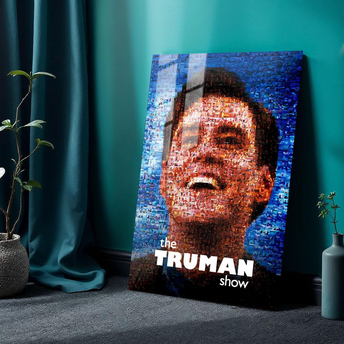 Flex Designs Metal Poster The Truman Show Cover 24 x 36" Home Goods - Movie 1998 Movie Metal Poster
