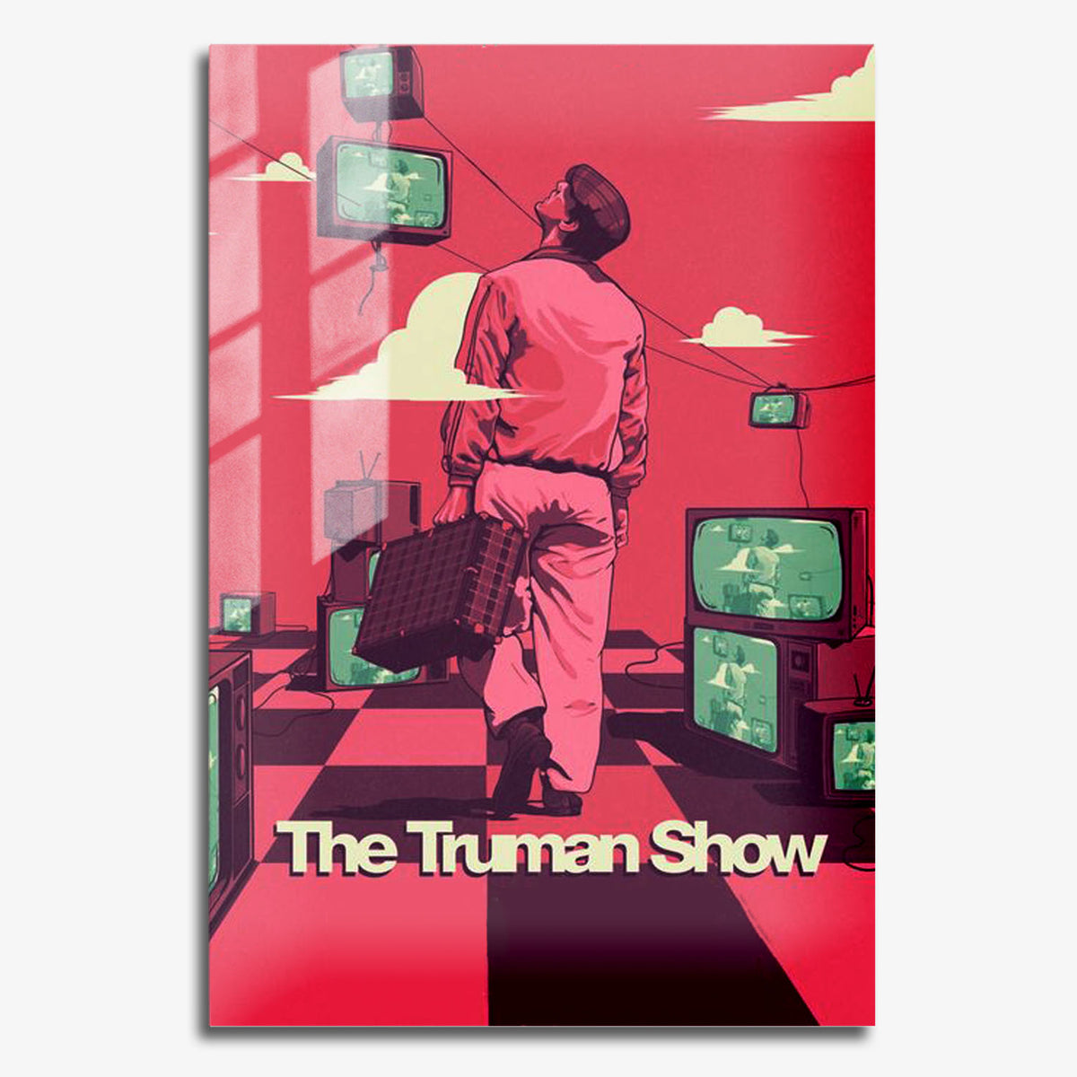 Flex Designs Metal Poster The Truman Show 11 x 17" Home Goods - Movie 1998 Movie Metal Poster