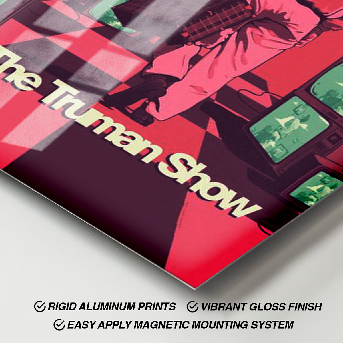 Flex Designs Metal Poster The Truman Show 11 x 17" Home Goods - Movie 1998 Movie Metal Poster