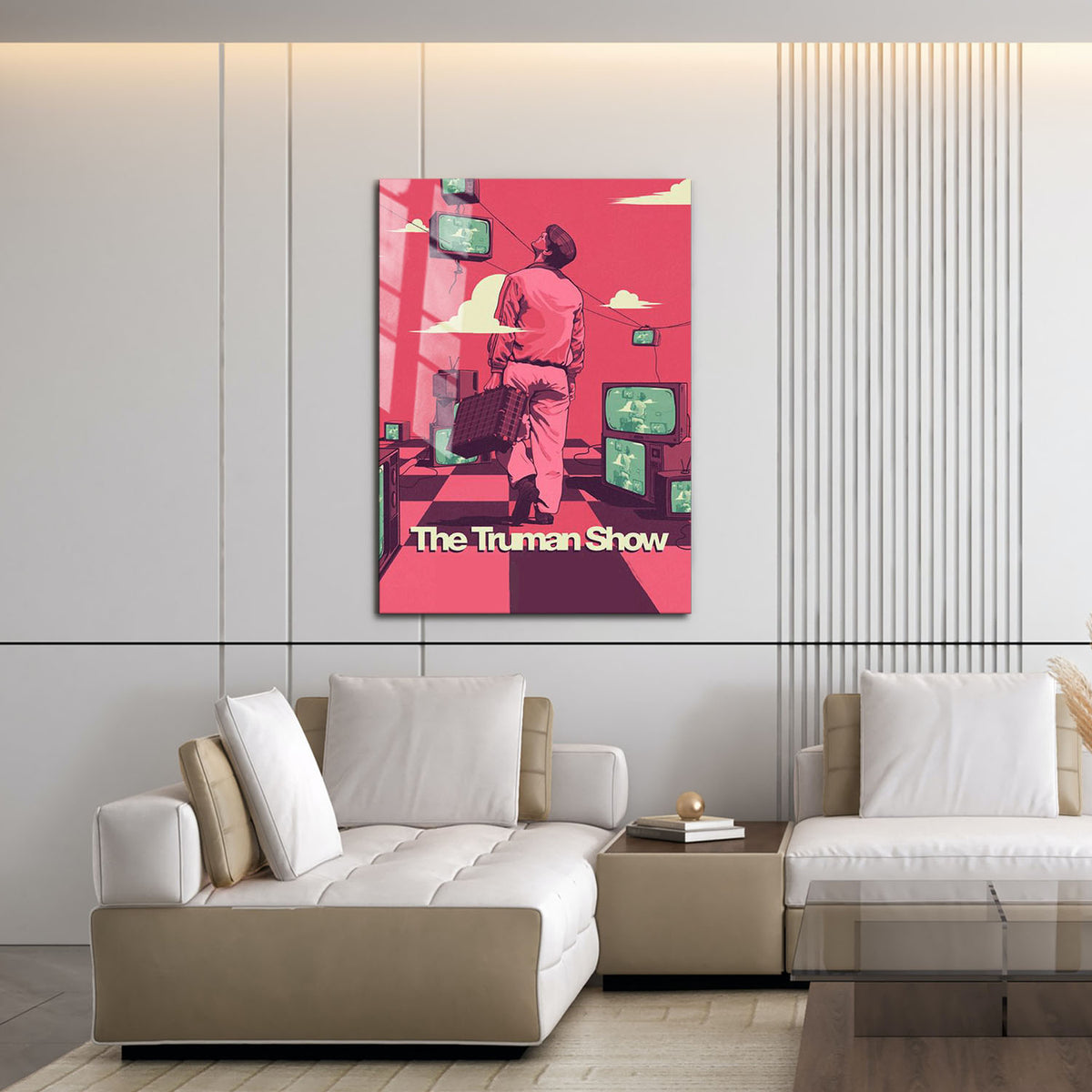 Flex Designs Metal Poster The Truman Show 16 x 24" Home Goods - Movie 1998 Movie Metal Poster