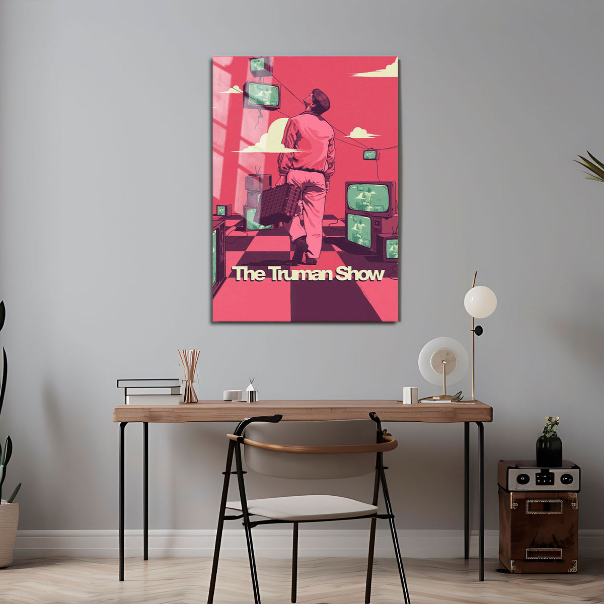Flex Designs Metal Poster The Truman Show 5 x 7" Home Goods - Movie 1998 Movie Metal Poster