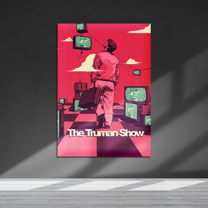 Flex Designs Metal Poster The Truman Show 5 x 7" Home Goods - Movie 1998 Movie Metal Poster