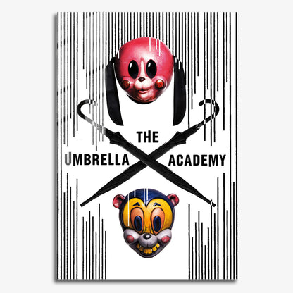 Flex Designs Metal Poster The Umbrella Academy Minimalist 11 x 17" Home Goods - TV Show 2019 TV Show Metal Poster