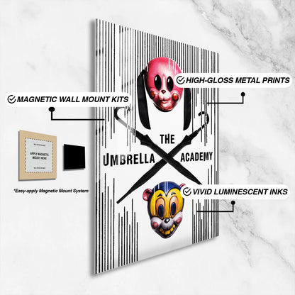 Flex Designs Metal Poster The Umbrella Academy Minimalist 16 x 24" Home Goods - TV Show 2019 TV Show Metal Poster