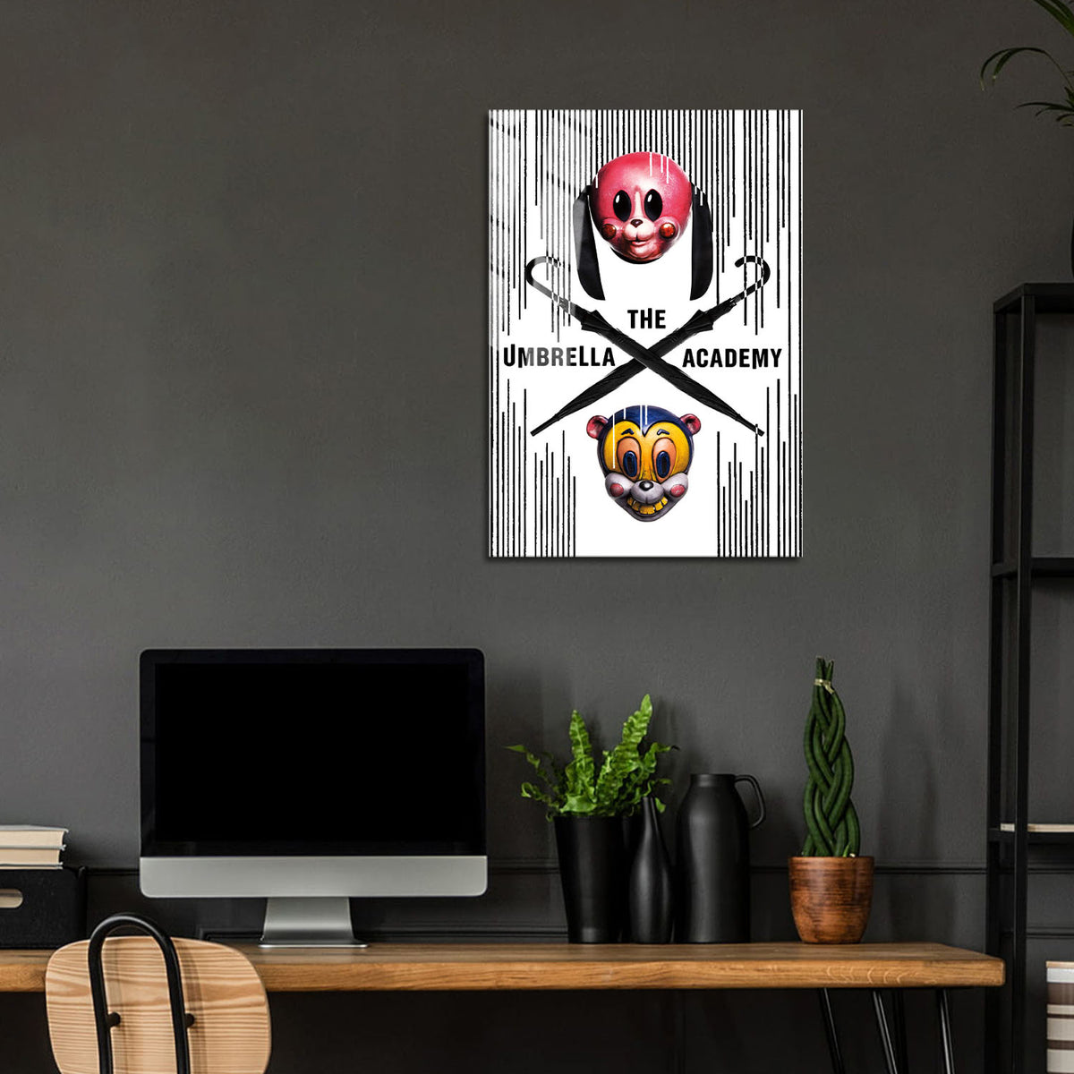 Flex Designs Metal Poster The Umbrella Academy Minimalist 24 x 36" Home Goods - TV Show 2019 TV Show Metal Poster