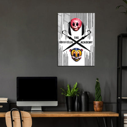 Flex Designs Metal Poster The Umbrella Academy Minimalist 24 x 36" Home Goods - TV Show 2019 TV Show Metal Poster