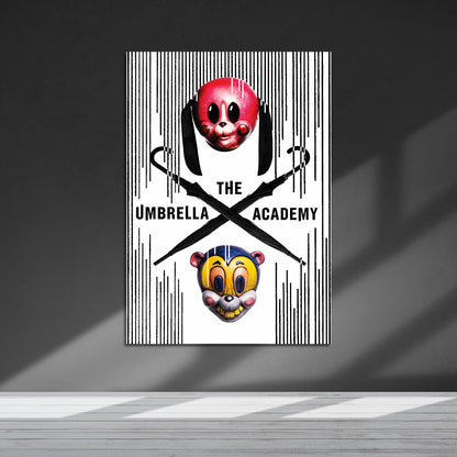 Flex Designs Metal Poster The Umbrella Academy Minimalist 5 x 7" Home Goods - TV Show 2019 TV Show Metal Poster