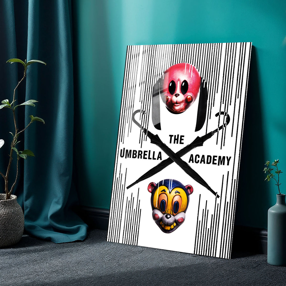 Flex Designs Metal Poster The Umbrella Academy Minimalist 24 x 36" Home Goods - TV Show 2019 TV Show Metal Poster