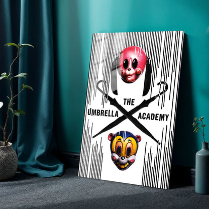 Flex Designs Metal Poster The Umbrella Academy Minimalist 24 x 36" Home Goods - TV Show 2019 TV Show Metal Poster