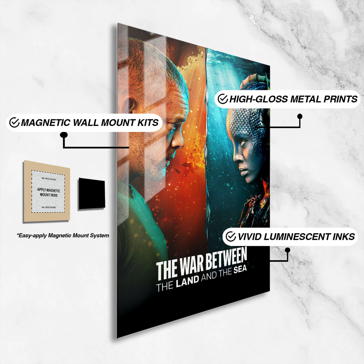 Flex Designs Metal Poster The War Between the Land and the Sea 16 x 24" Home Goods - TV Show 2025 TV Show Metal Poster