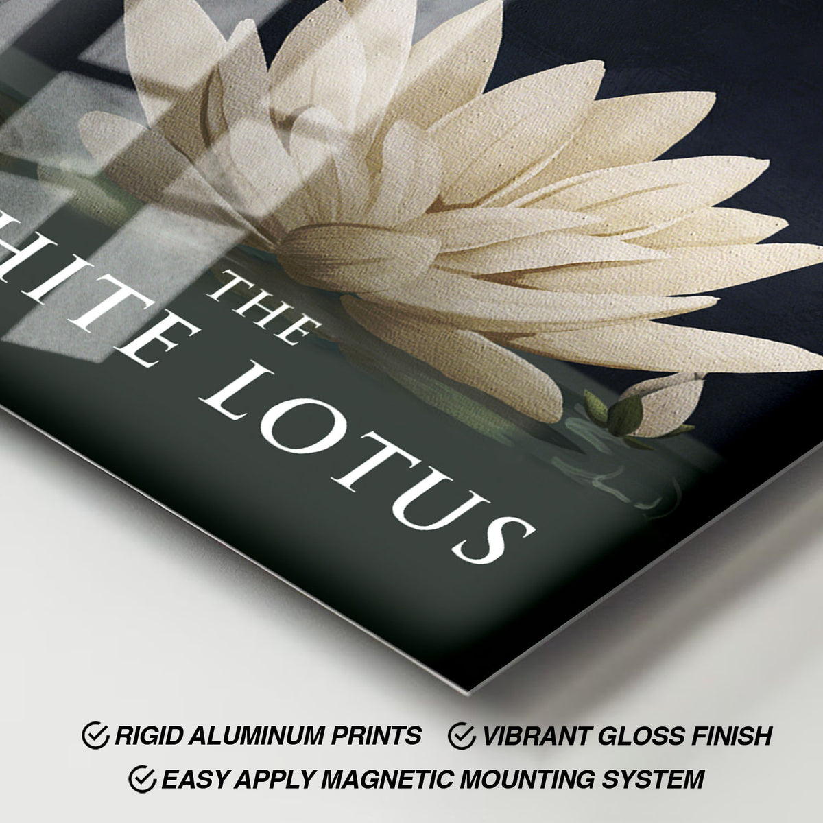 Flex Designs Metal Poster The White Lotus Cover 11 x 17" Home Goods - TV Show 2021 TV Show Metal Poster