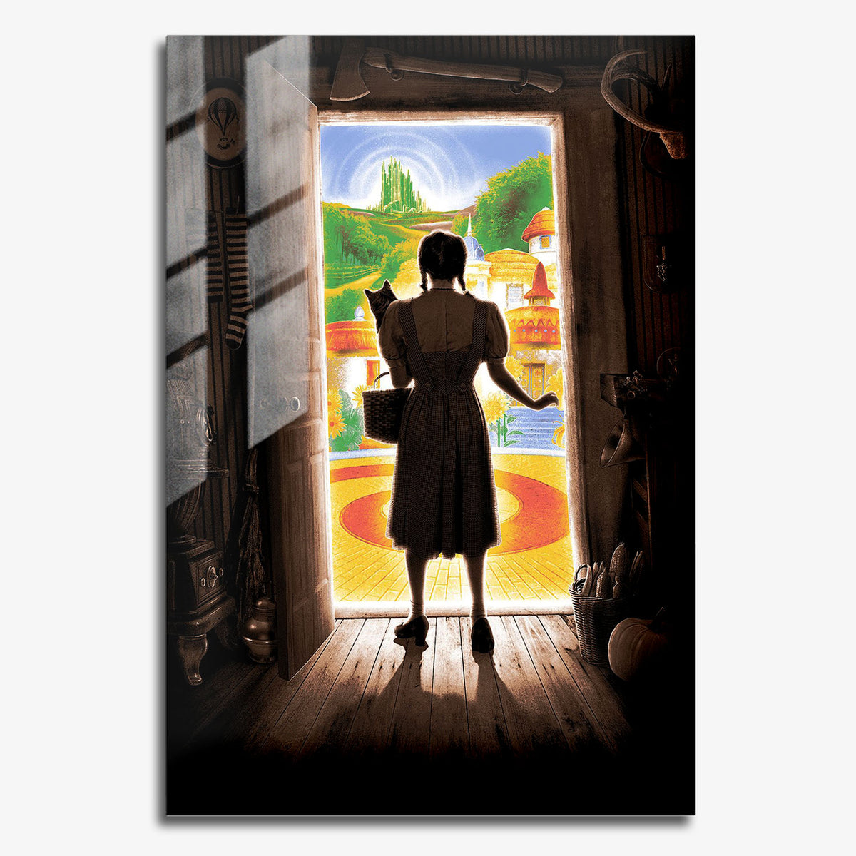 Flex Designs Metal Poster The Wizard of Oz 11 x 17" Home Goods - Movie 1939 Movie Metal Poster