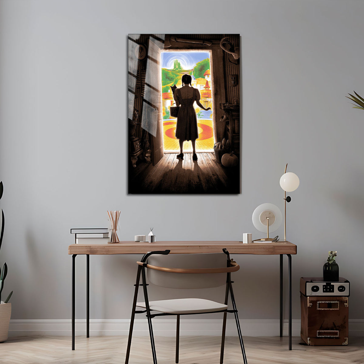 Flex Designs Metal Poster The Wizard of Oz 5 x 7" Home Goods - Movie 1939 Movie Metal Poster