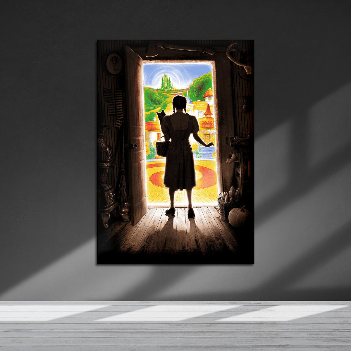 Flex Designs Metal Poster The Wizard of Oz 5 x 7" Home Goods - Movie 1939 Movie Metal Poster
