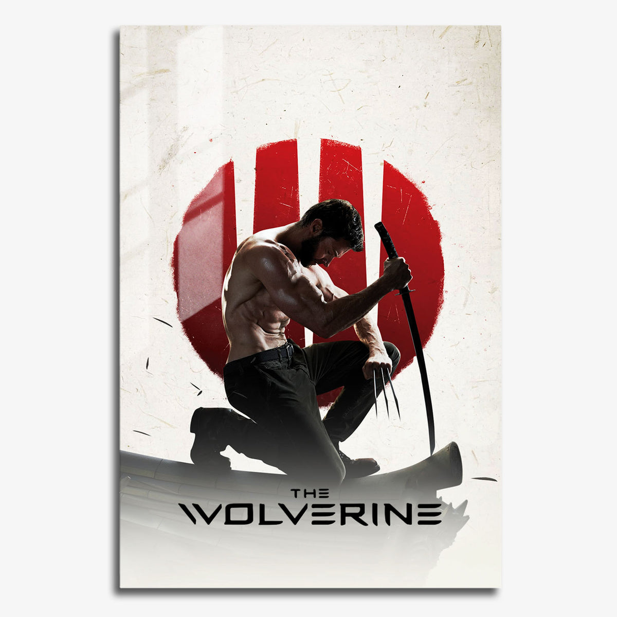 Flex Designs Metal Poster The Wolverine Minimalist 11 x 17" Home Goods - Movie 2013 Movie Metal Poster