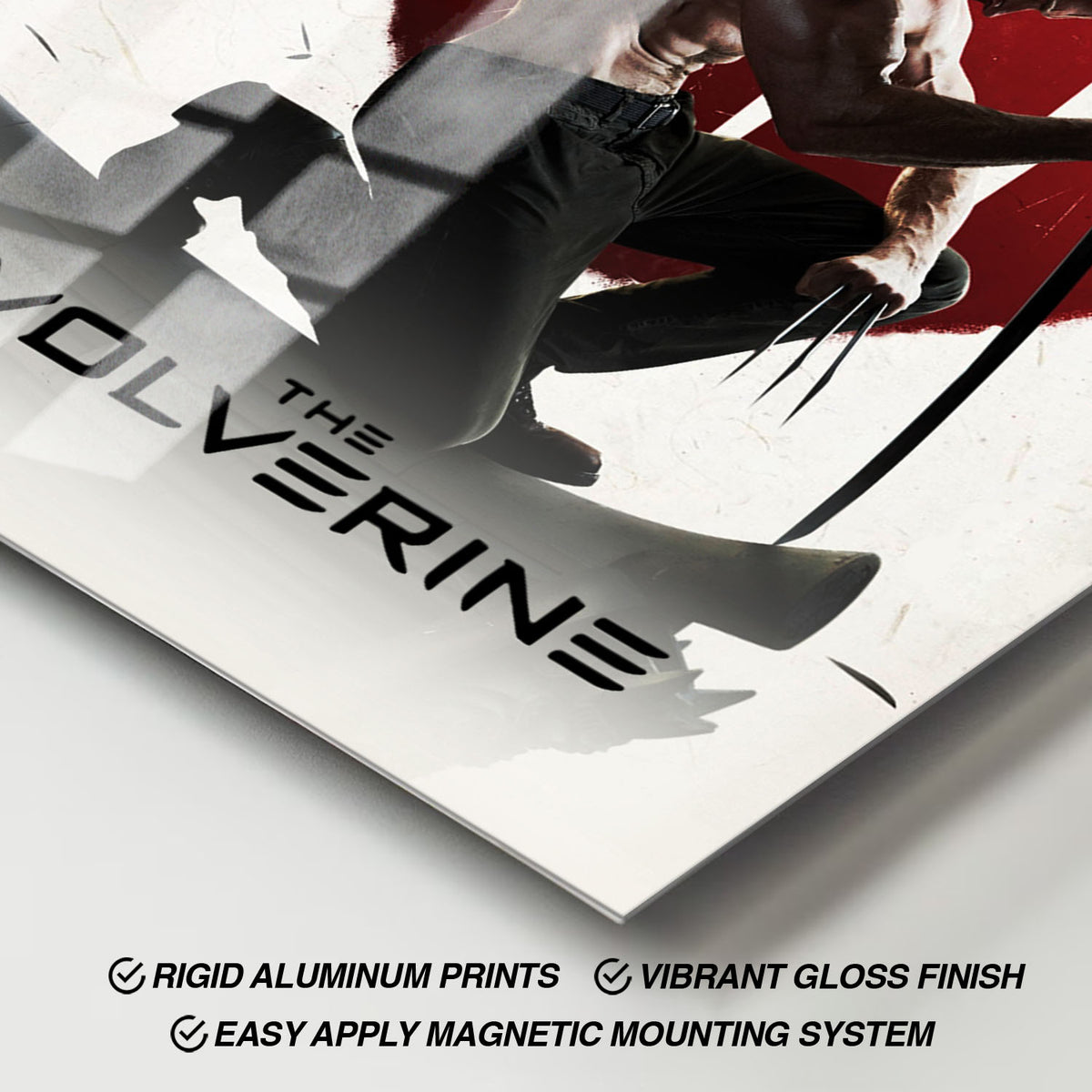 Flex Designs Metal Poster The Wolverine Minimalist 11 x 17" Home Goods - Movie 2013 Movie Metal Poster