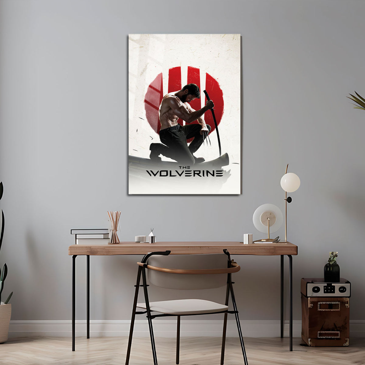 Flex Designs Metal Poster The Wolverine Minimalist 5 x 7" Home Goods - Movie 2013 Movie Metal Poster