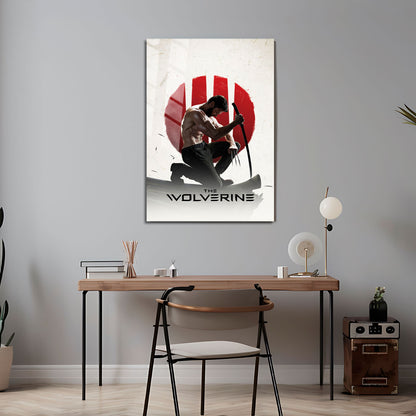 Flex Designs Metal Poster The Wolverine Minimalist 5 x 7" Home Goods - Movie 2013 Movie Metal Poster