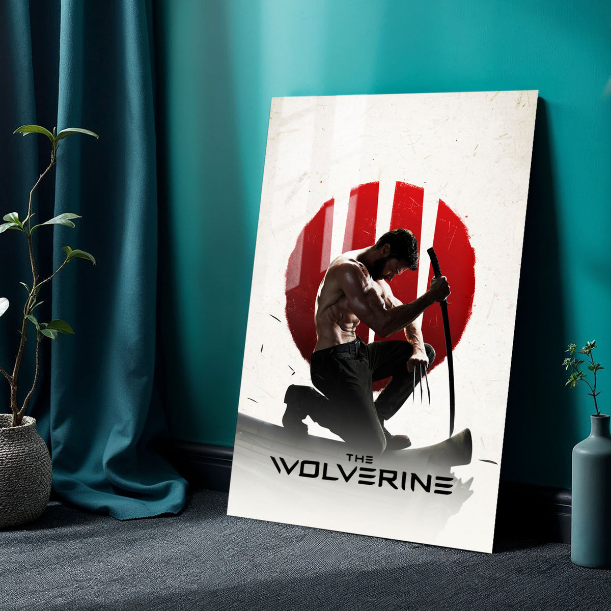 Flex Designs Metal Poster The Wolverine Minimalist 24 x 36" Home Goods - Movie 2013 Movie Metal Poster