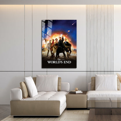 Flex Designs Metal Poster The Worlds End 16 x 24" Home Goods - Movie 2013 Movie Metal Poster
